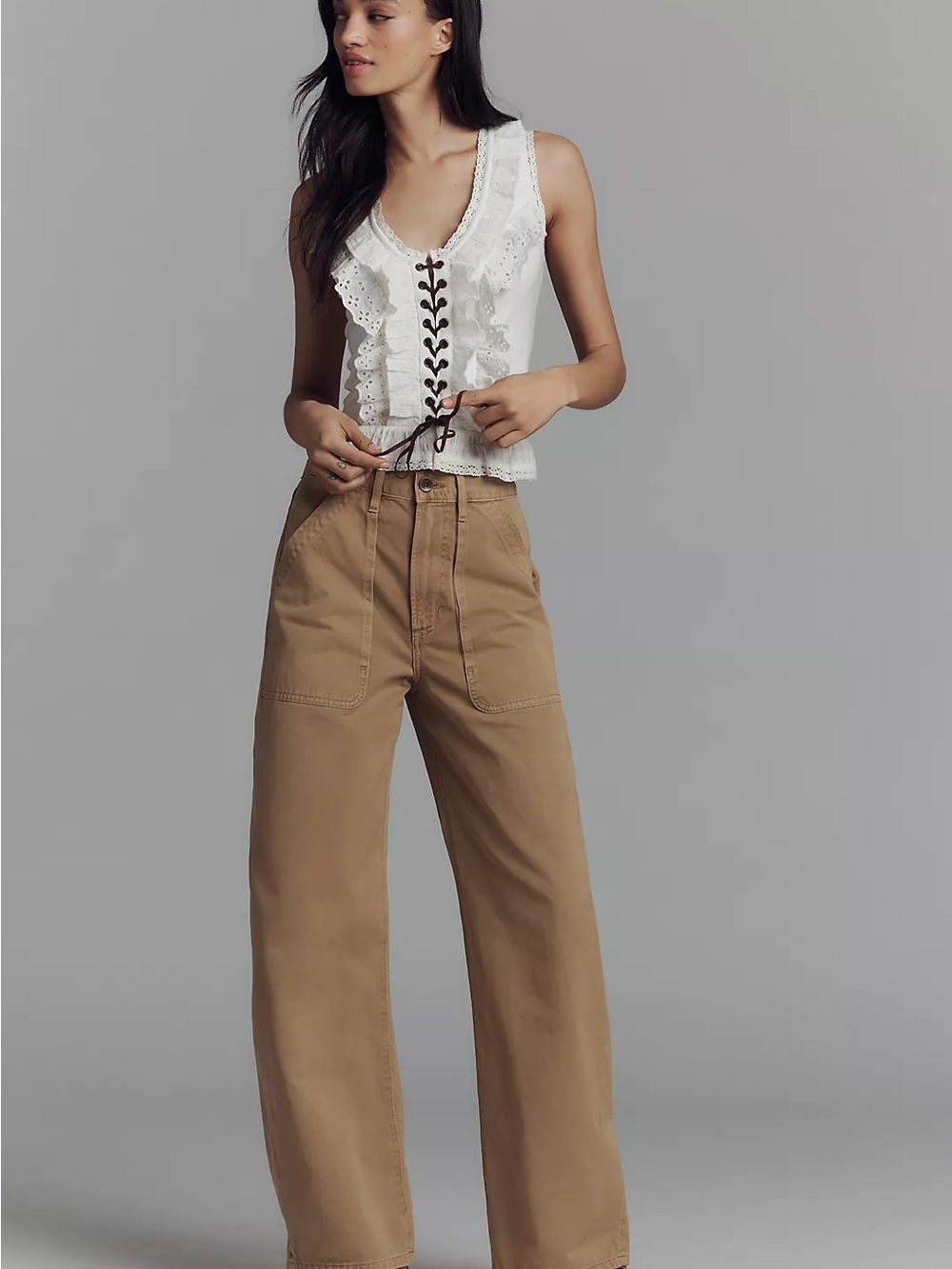 Citizens Of Humanity Ayla Cargo Wide Pants in Heirloom